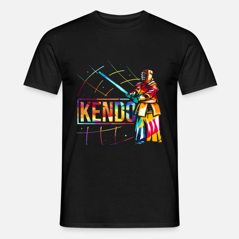 Kendo Geschenk - Männer T-Shirt - Schwarz