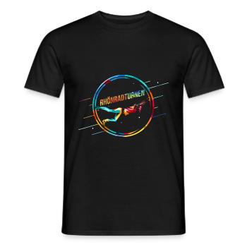 Cadeau Rhönradturnen - T-shirt homme - noir - Devant - AI Model Male 178 light (178cm)