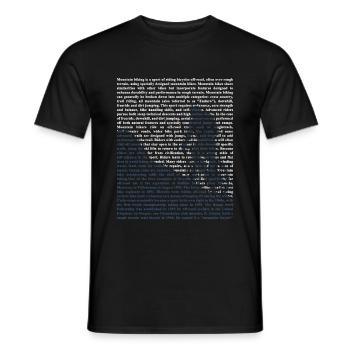 VTT - T-shirt homme - noir - Devant - AI Model Male 178 light (178cm)