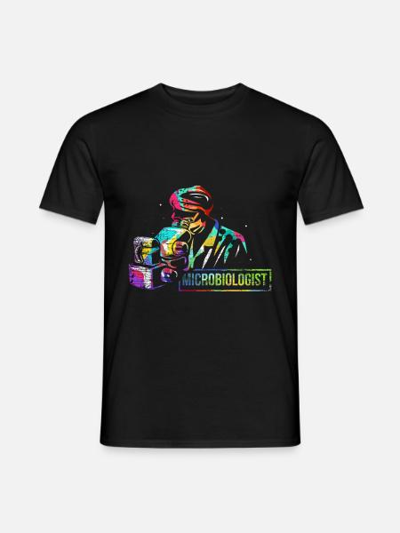 Microbiologist gift - Men's T-Shirt - black