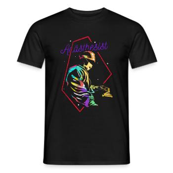 Anesthetist anesthesiologist gift - Men's T-Shirt - black - Front - AI Model Male 178 light (178cm)