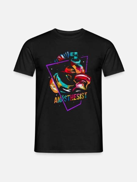 Anesthetist Anesthesia - Men's T-Shirt - black