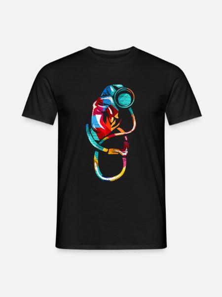 Internistin - Men's T-Shirt - black