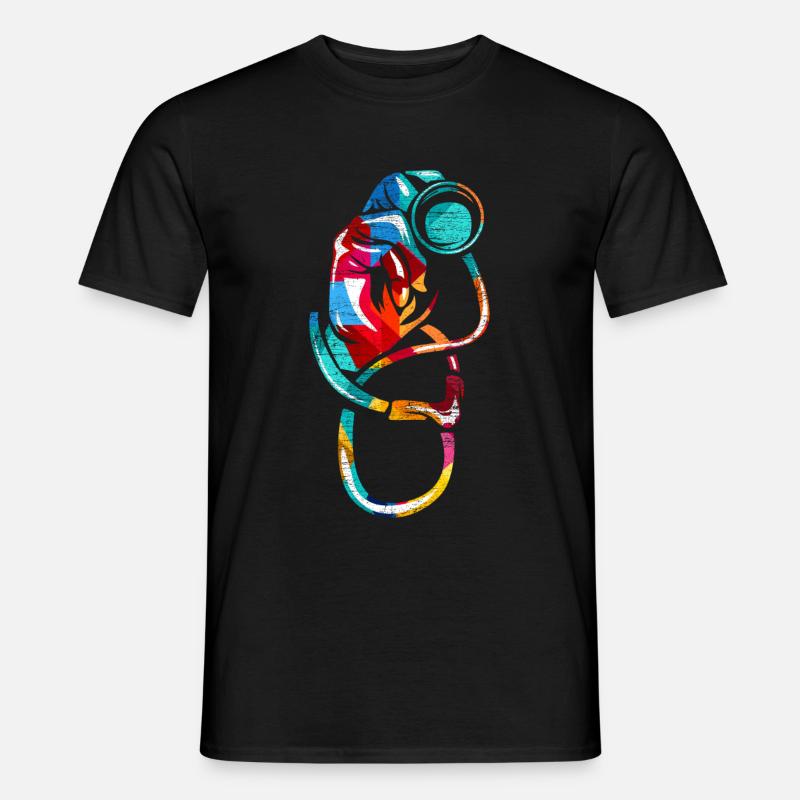 Internistin - Männer T-Shirt - Schwarz