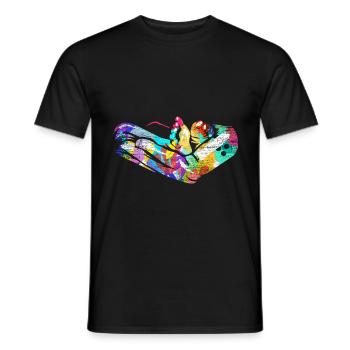 Hebamme - Männer T-Shirt - Schwarz - Vorne - AI Model Male 178 light (178cm)