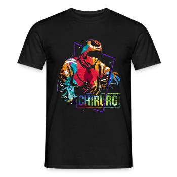 Neurosurgeon Doctor Gift - Men's T-Shirt - black - Front - AI Model Male 178 light (178cm)