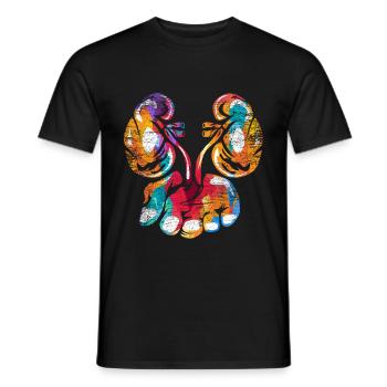 Urologist - Men's T-Shirt - black - Front - AI Model Male 178 light (178cm)