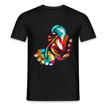 Urologist Gift - Men's T-Shirt - black - Front - AI Model Male 178 light (178cm)
