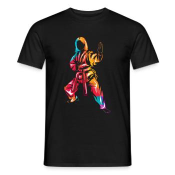 Hapkido - T-shirt homme - noir - Devant - AI Model Male 178 light (178cm)