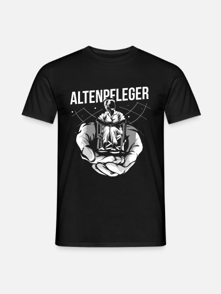 Geriatric nurse gift - Men's T-Shirt - black