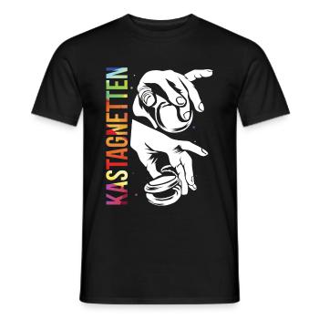 ALJ CW33 Castanets Ger 873 - Men's T-Shirt - black - Front - AI Model Male 178 light (178cm)
