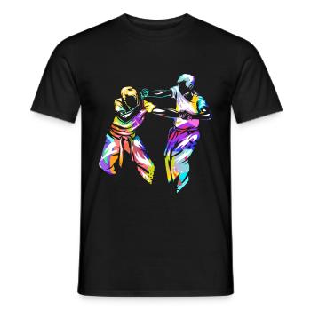 Krav Maga - Men's T-Shirt - black - Front - AI Model Male 178 light (178cm)