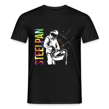 Steelpan Panist Gift - T-shirt homme - noir - Devant - AI Model Male 178 light (178cm)