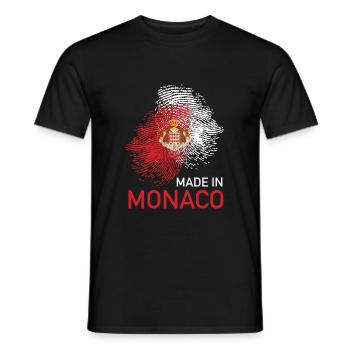 Monaco DNA - Männer T-Shirt - Schwarz - Vorne - AI Model Male 178 light (178cm)