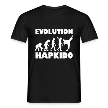 Hapkido - T-shirt homme - noir - Devant - AI Model Male 178 light (178cm)