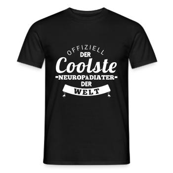 Neuropädiatrie - Männer T-Shirt - Schwarz - Vorne - AI Model Male 178 light (178cm)