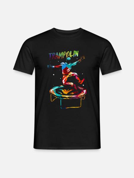 Trampoline Gift - Men's T-Shirt - black