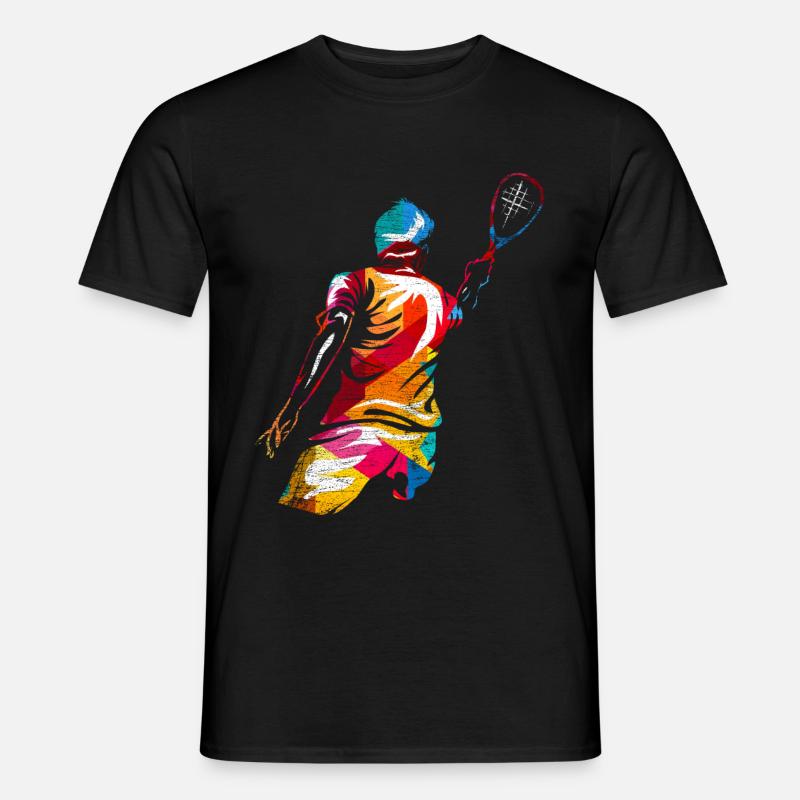 Speedminton - Männer T-Shirt - Schwarz