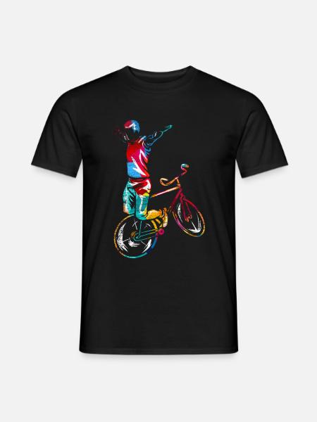 Art Biking Gift - Men's T-Shirt - black