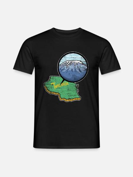 Kilimanjaro mountain gift - Men's T-Shirt - black