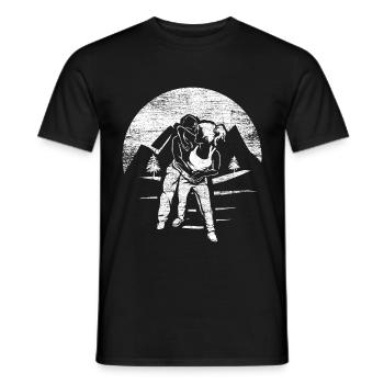 Krav Maga Gift - Men's T-Shirt - black - Front - AI Model Male 178 light (178cm)