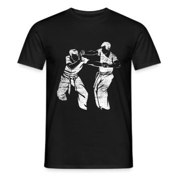 Krav Maga - Men's T-Shirt - black - Front - AI Model Male 178 light (178cm)