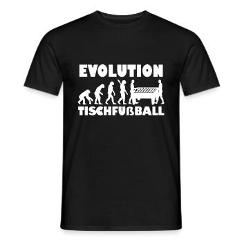Table football gift - Men's T-Shirt - black - Front - AI Model Male 178 light (178cm)
