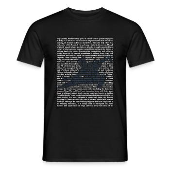 Tai chi - Men's T-Shirt - black - Front - AI Model Male 178 light (178cm)