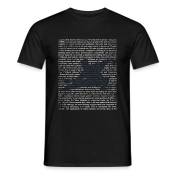 Tai Chi gift - Men's T-Shirt - black - Front - AI Model Male 178 light (178cm)