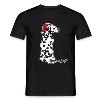 Dalmatiner - Männer T-Shirt - Schwarz - Vorne - AI Model Male 178 light (178cm)