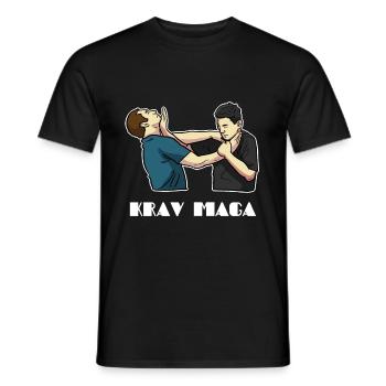 Krav Maga - T-shirt homme - noir - Devant - AI Model Male 178 light (178cm)