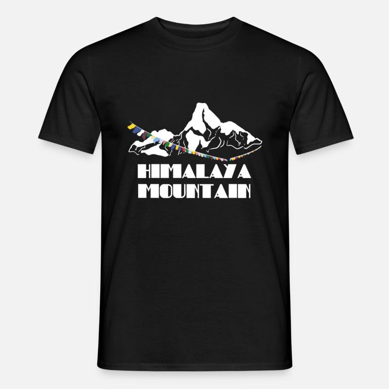 Himalaya Geschenk - Männer T-Shirt - Schwarz
