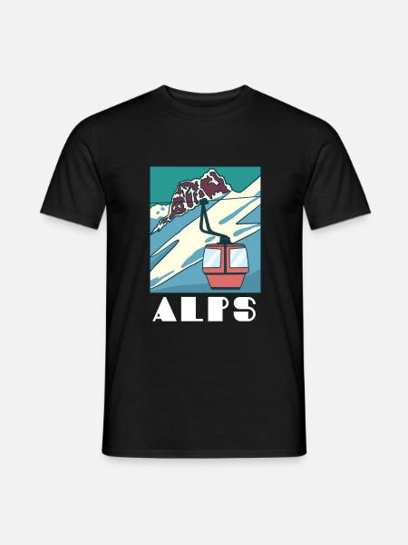 Alps - Men's T-Shirt - black