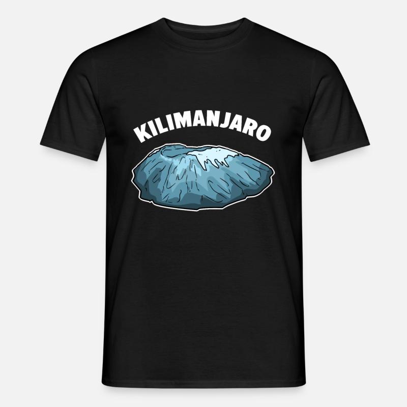 Kilimanjaro - Männer T-Shirt - Schwarz