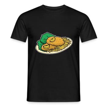 Wiener schnitzel - Männer T-Shirt - Schwarz - Vorne - AI Model Male 178 light (178cm)