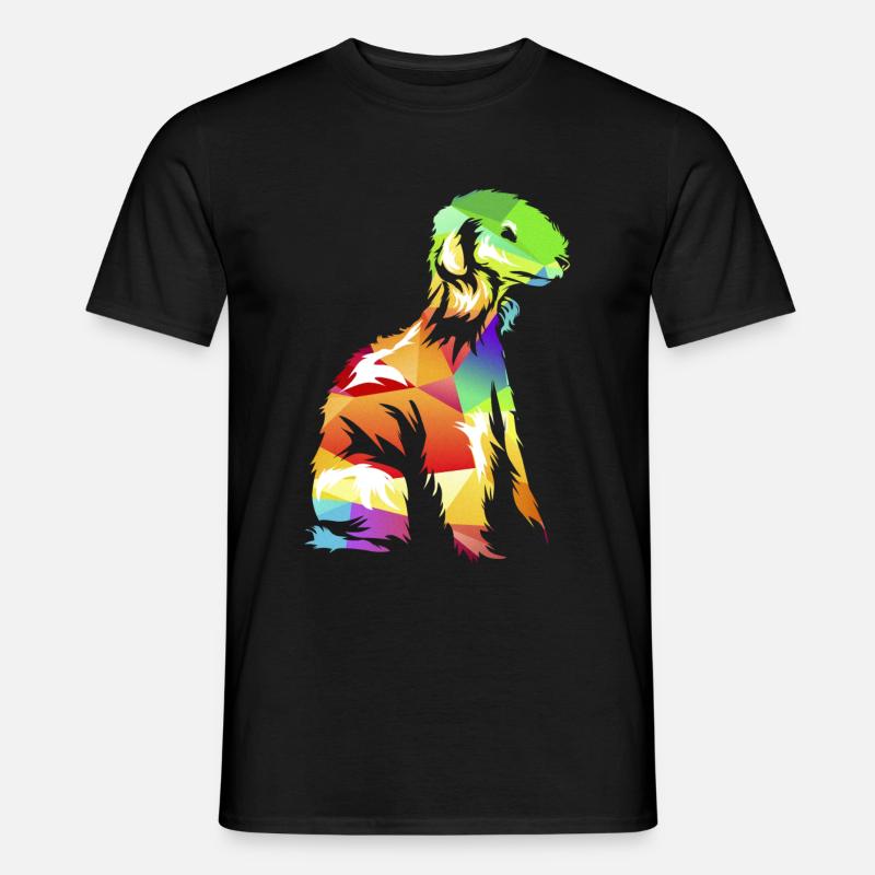 Bedlington Terrier - Männer T-Shirt - Schwarz