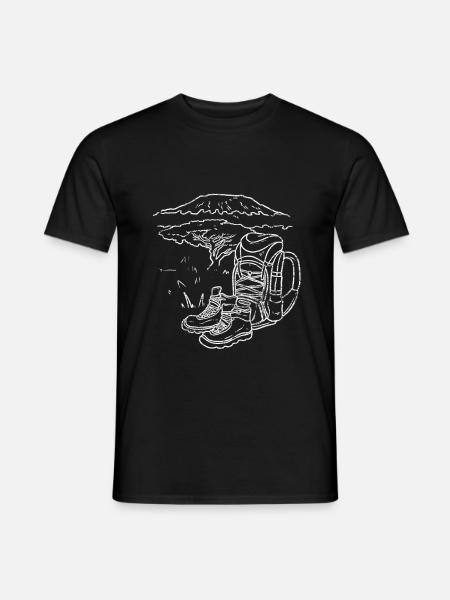Kilimanjaro - Männer T-Shirt - Schwarz