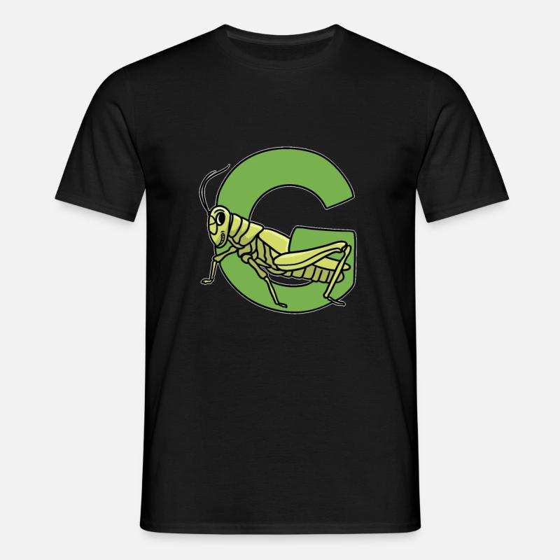 Heuschrecke - Männer T-Shirt - Schwarz