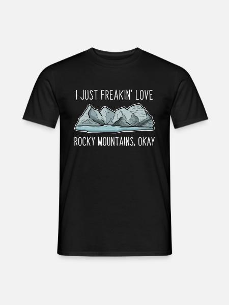 Rocky Mountains - Men's T-Shirt - black