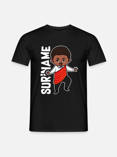 suriname - T-shirt homme - noir