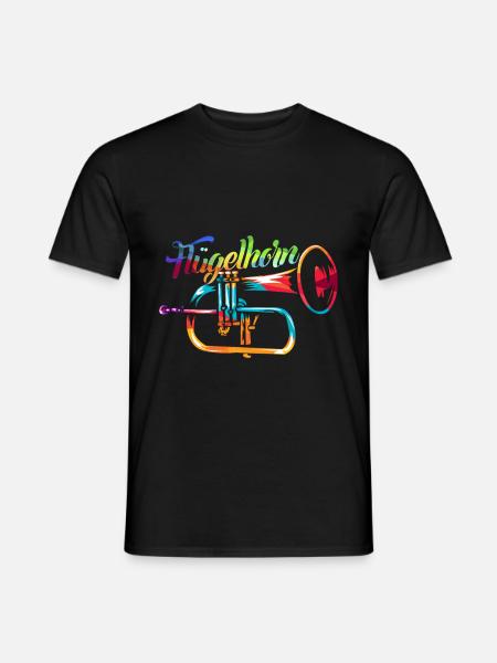 Flugelhorn gift - Men's T-Shirt - black