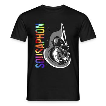 Sousaphon - Männer T-Shirt - Schwarz - Vorne - AI Model Male 178 light (178cm)