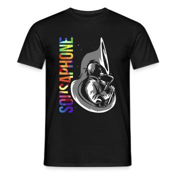 Sousaphon - Männer T-Shirt - Schwarz - Vorne - AI Model Male 178 light (178cm)