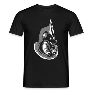 Sousaphon Geschenk - Männer T-Shirt - Schwarz - Vorne - AI Model Male 178 light (178cm)