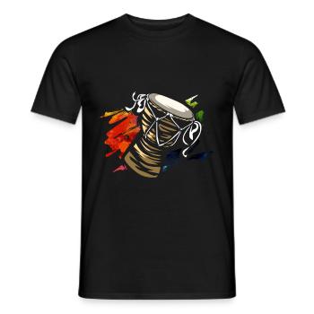 Afrobeat Fela Kuti Funk - Men's T-Shirt - black - Front - AI Model Male 178 light (178cm)