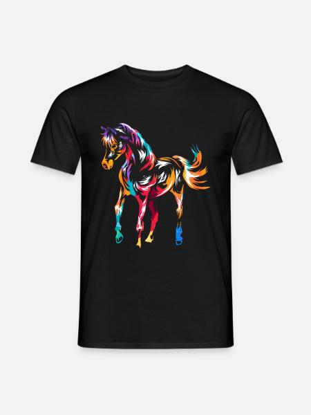 Arabian horse - Men's T-Shirt - black