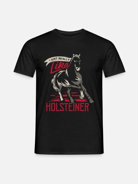 Holstein horse - Men's T-Shirt - black