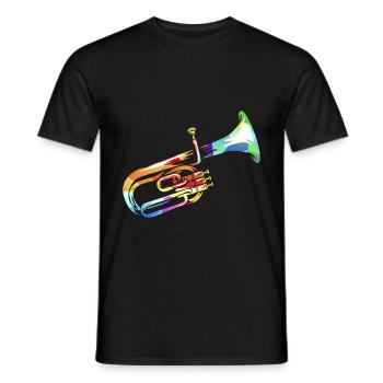 Althorn - Männer T-Shirt - Schwarz - Vorne - AI Model Male 178 light (178cm)