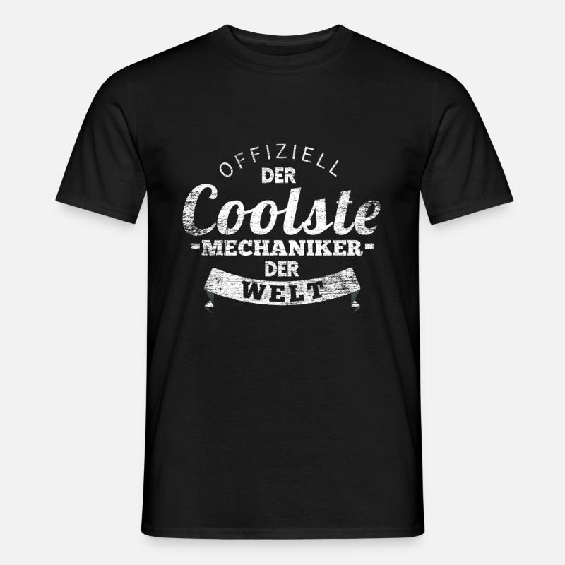 Mechaniker Handwerker Geschenk - Männer T-Shirt - Schwarz