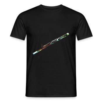 Fagott - Männer T-Shirt - Schwarz - Vorne - AI Model Male 178 light (178cm)